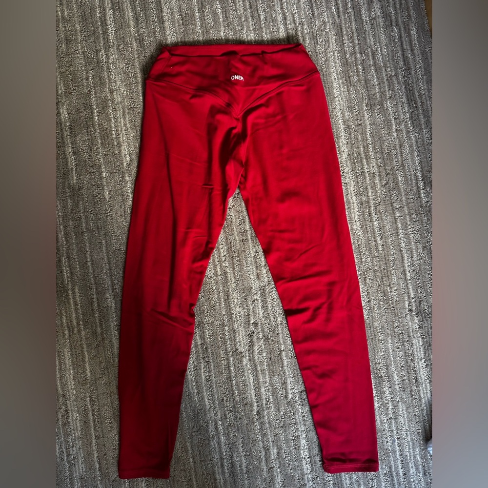ONER ACTIVE SOFTMOTION™ HIGH WAISTED LEGGINGS WITH WHITE LOGO - Picture 2 of 3
